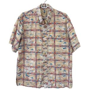 Vintage KAHALA Shirt Men’s XL Swordfish Button Up 100% Cotton